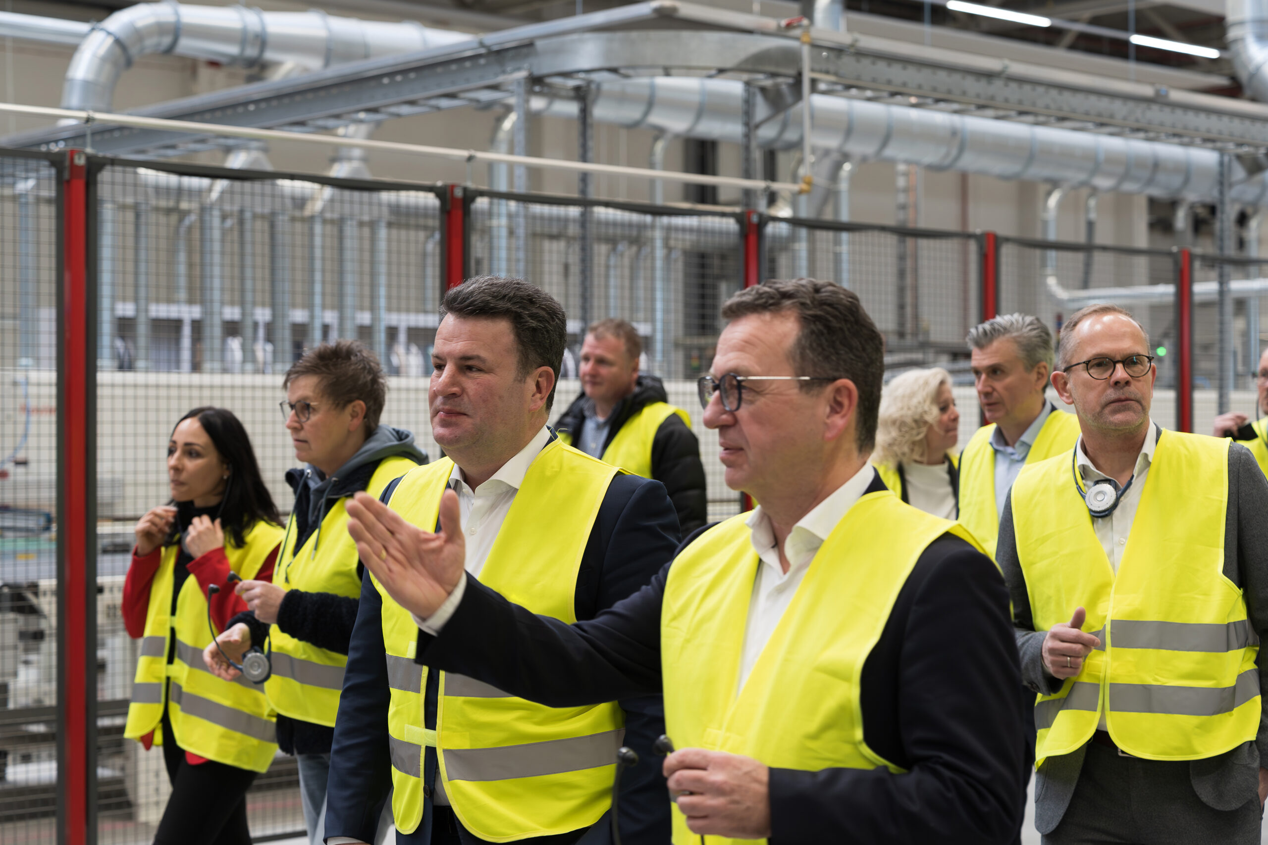 Bundesarbeitsminister Heil war am Dienstag, 22.01., zu Besuch bei Impuls Küchen in Brilon.