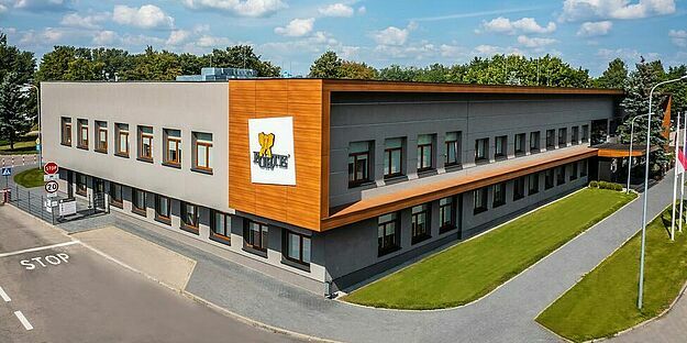 Außenansicht des Forte-Headquarters in Polen