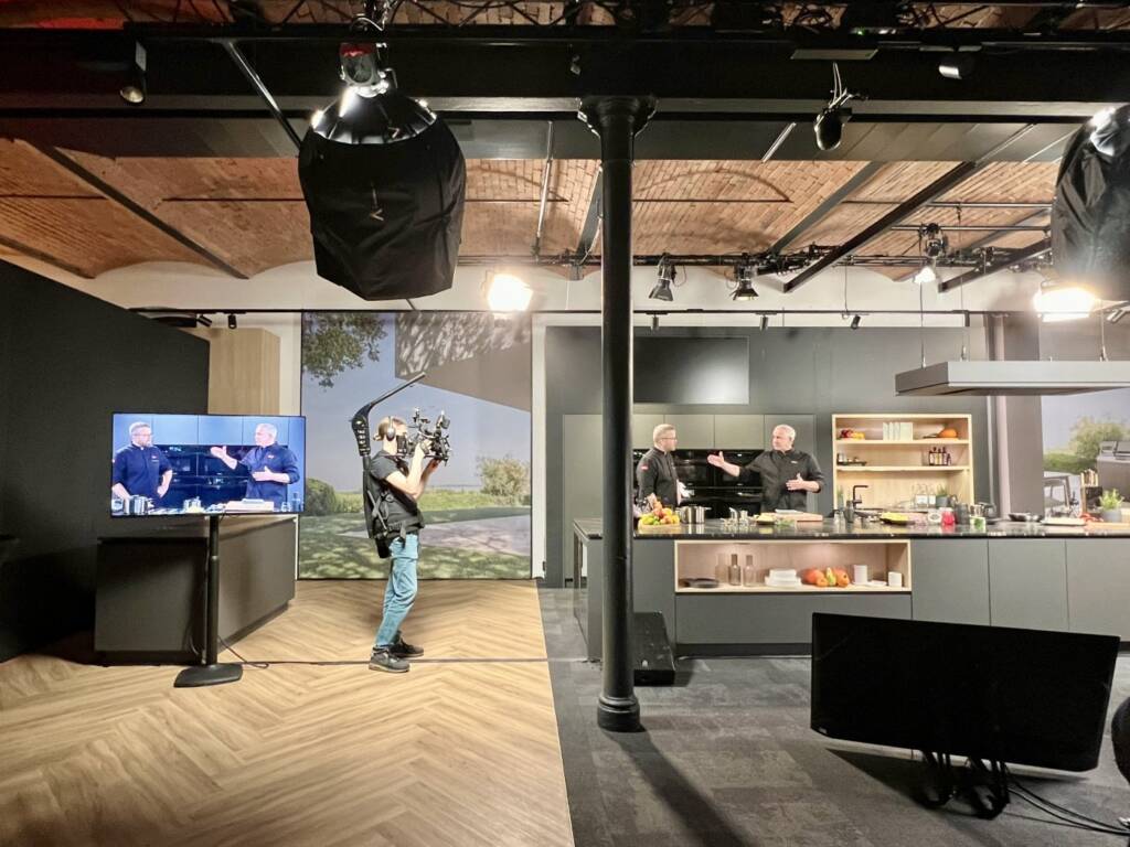 Fernsehstudio, Livecooking, Alexander Herrmann, Miele Culinary Studio, Gut Böckel